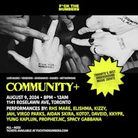 a flyer for the community + concert