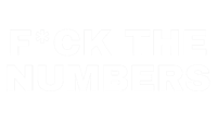 a black background with the words fuck the numbers on it