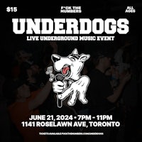 underdogs live underground music event